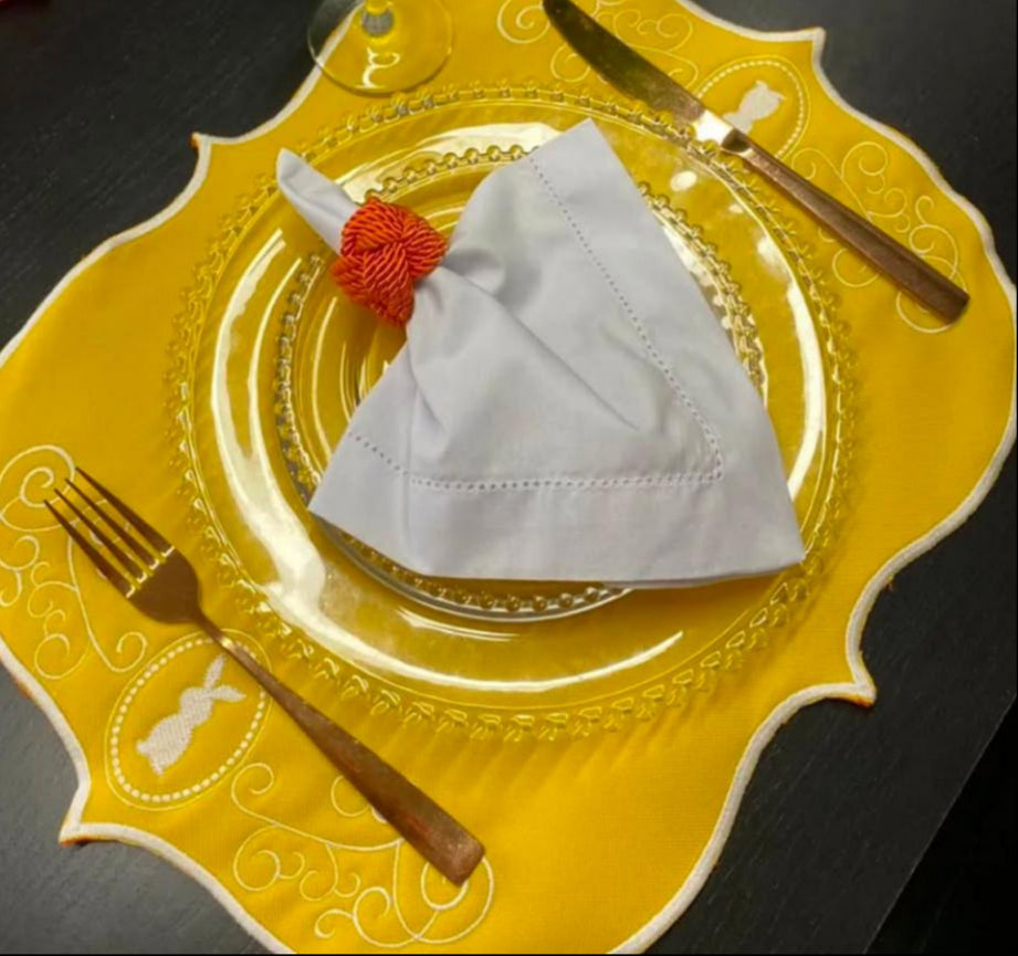 Kit Mesa Posta Páscoa - Amarelo Canário