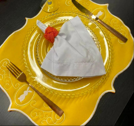 Kit Mesa Posta Páscoa - Amarelo Canário