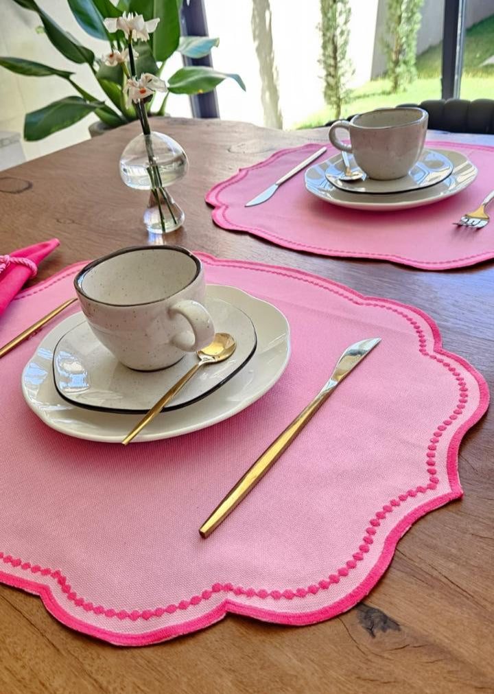 Jogo Americano Light Pink
