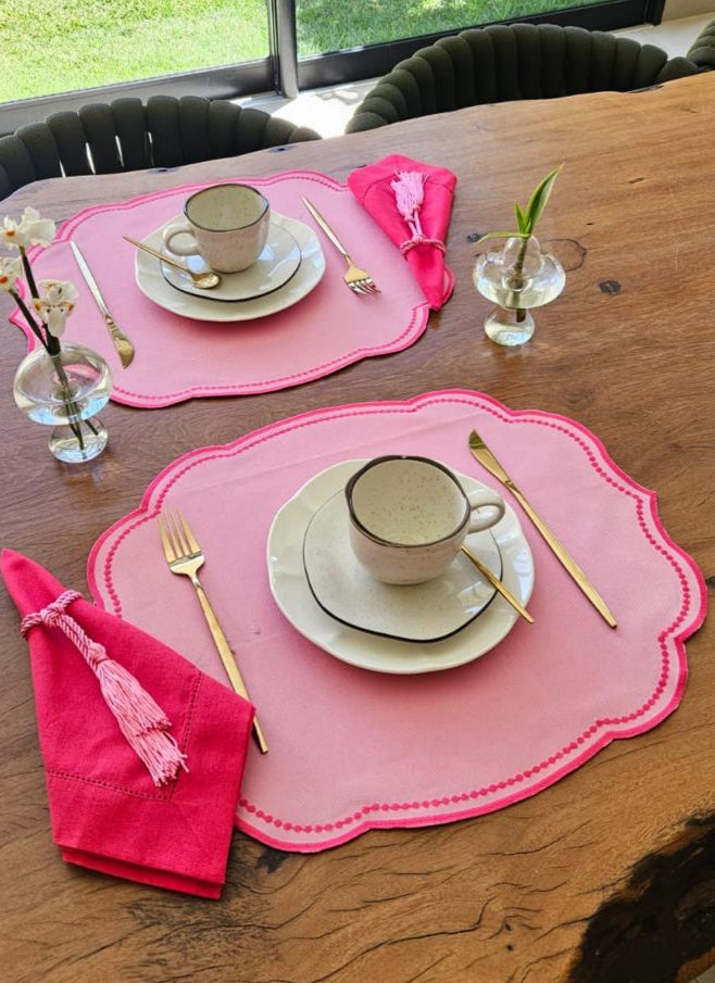 Jogo Americano Light Pink