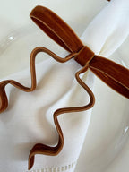 Porta Guardanapo Laço Caramelo