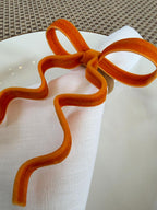 Porta Guardanapo Laço Laranja
