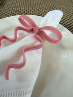 Porta Guardanapo Laço Rosa