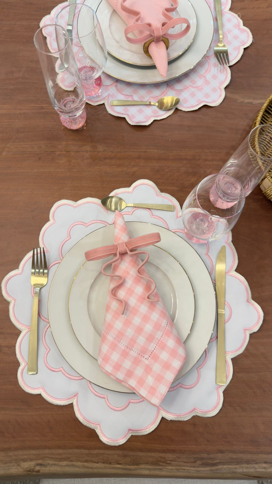 Lugar Americano Candy Rosa