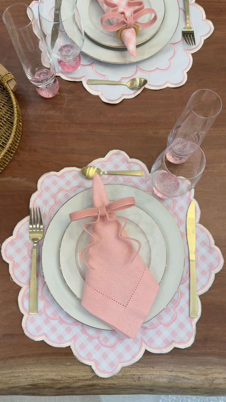 Lugar Americano Candy Rosa