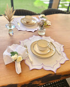 Lugar Americano Petals Lavanda