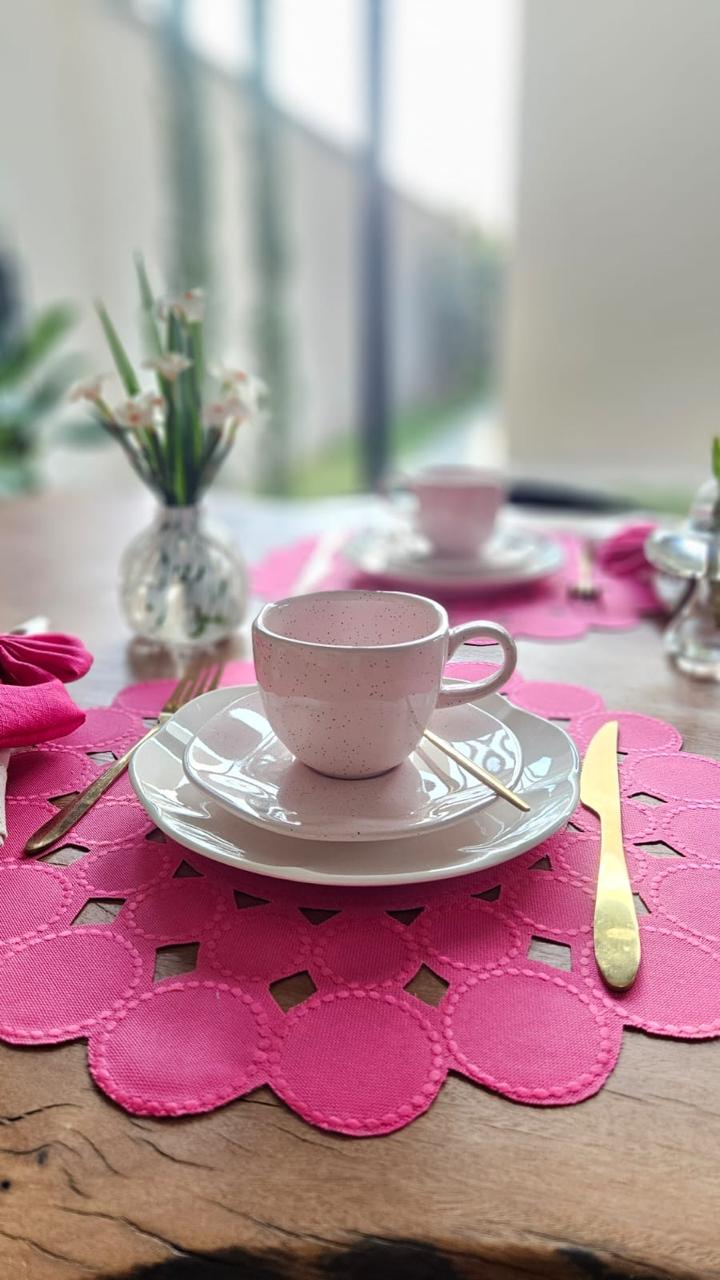 Jogo Americano Esfera Pink