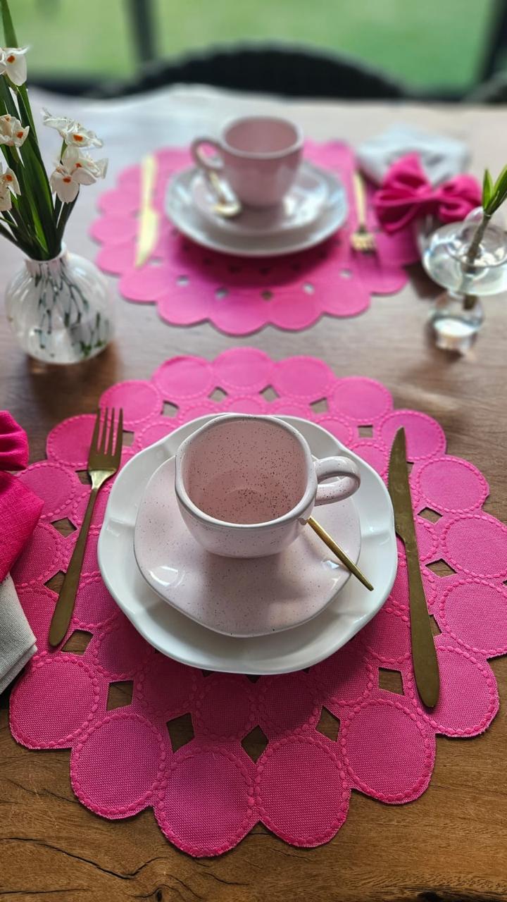 Jogo Americano Esfera Pink