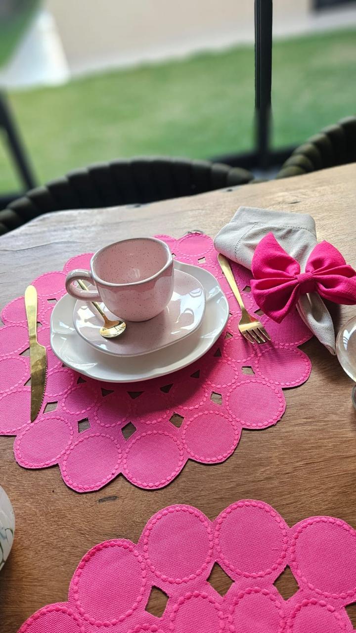 Jogo Americano Esfera Pink