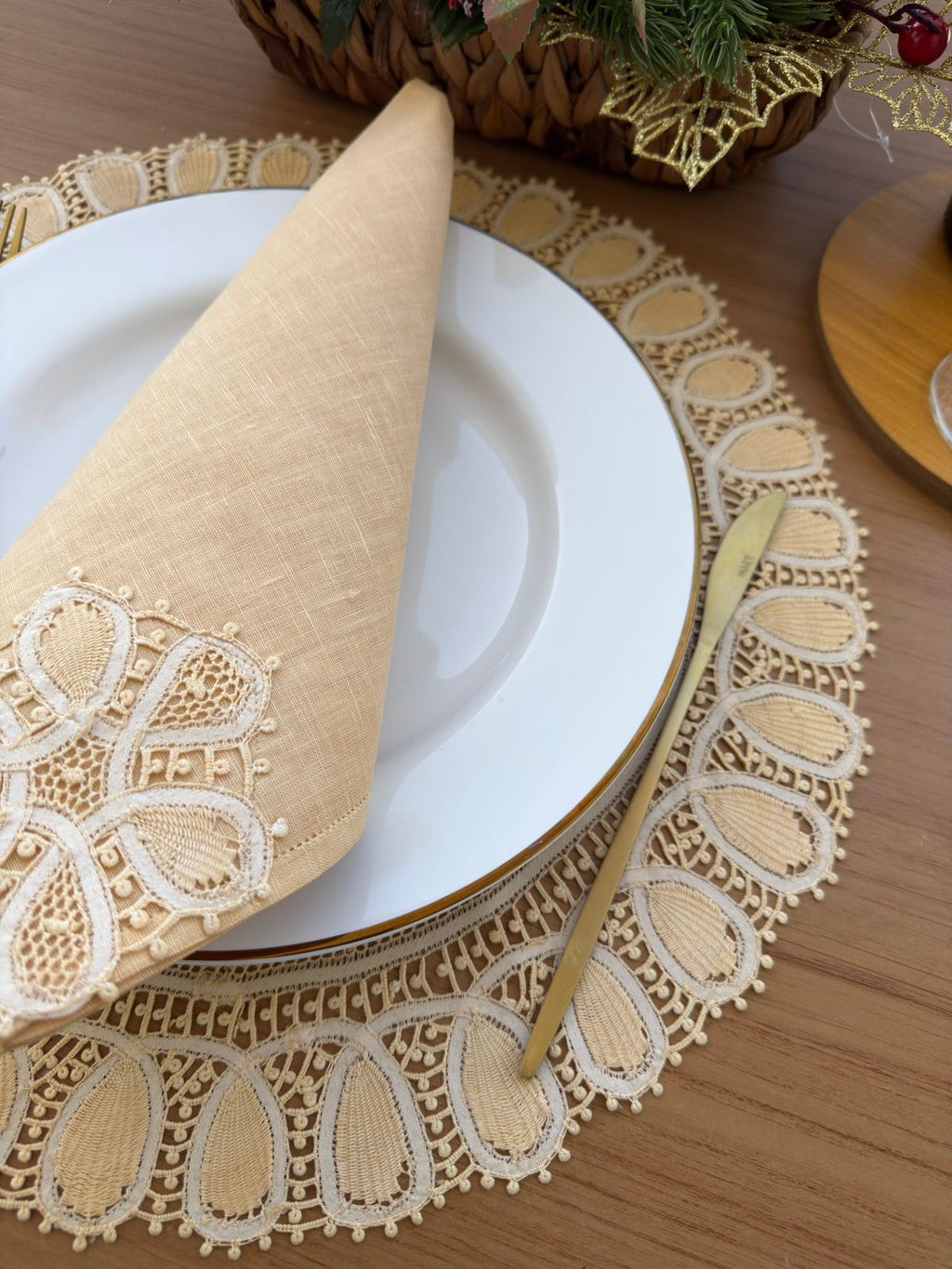 Guardanapo Renda Renascença 50x50cm