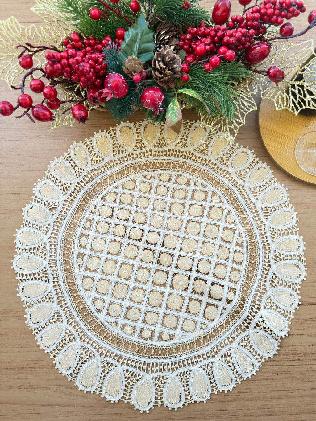 Guardanapo Renda Renascença 50x50cm