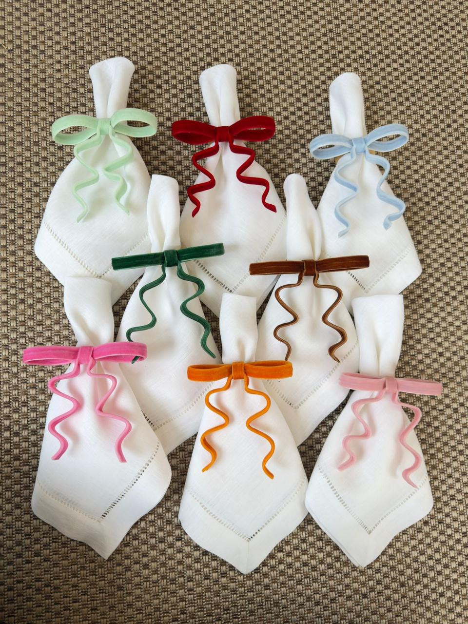 Porta Guardanapo Laço Verde Bandeira