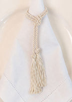 Porta Guardanapo Tassel Off White