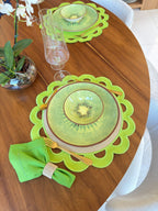 Lugar Americano Olive Verde